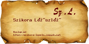 Szikora László névjegykártya